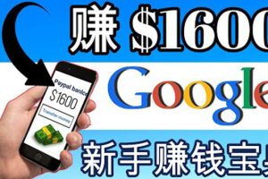 (3660期)零成本通过Google复制粘贴来简单赚取收益,几分钟赚1600美元