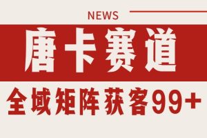唐卡赛道私域引流获客 自热矩阵SOP日引流99+精准客资
