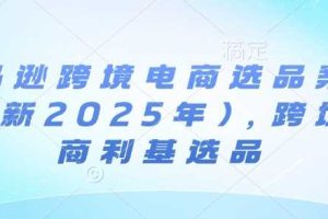 亚马逊跨境电商选品案例(更新2025年10月)，跨境电商利基选品