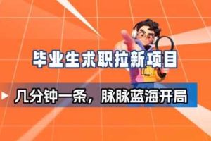 毕业生求职项目拆解_脉脉拉新空白市场,蓝海开局