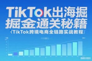 TikTok出海掘金通关秘籍,TikTok跨境电商全链路实战教程