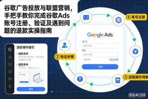 谷歌广告投放与联盟营销,手把手教你完成谷歌Ads账号注册、验证及遇到问题的退款实操指南