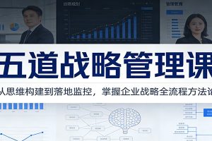 五道战略管理课:从思维构建到落地监控,掌握企业战略全流程方法论