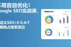 不用盲目优化！Google SEO实战课，靠语义SEO+E-E-A-T，长期稳占搜索高位