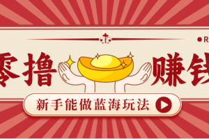 新手也能变现的蓝海玩法，一个人人能做的项目，需求量极大日入300+！