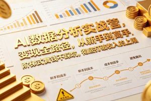 AI数据分析实战营，变现全路径，从新手到高手，阶梯式賺钱不踩坑，彻底打破收入的上限