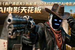 AI短片《丧尸清道夫》拆解课，10天打造国产AI电影天花板