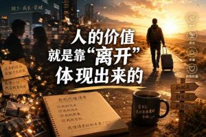 付费文章:人的价值就是靠“离开”体现出来的