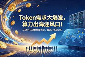 (18889期)Token需求大爆发,算力出海迎风口!从0到1搭建跨境新商业,普通人也能上车